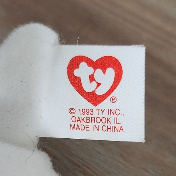 🤍 Ty Beanie Baby “Seamore” Seal Set – 1993 Beanie & Teenie Pair, Excellent Cond - Picture 15 of 15